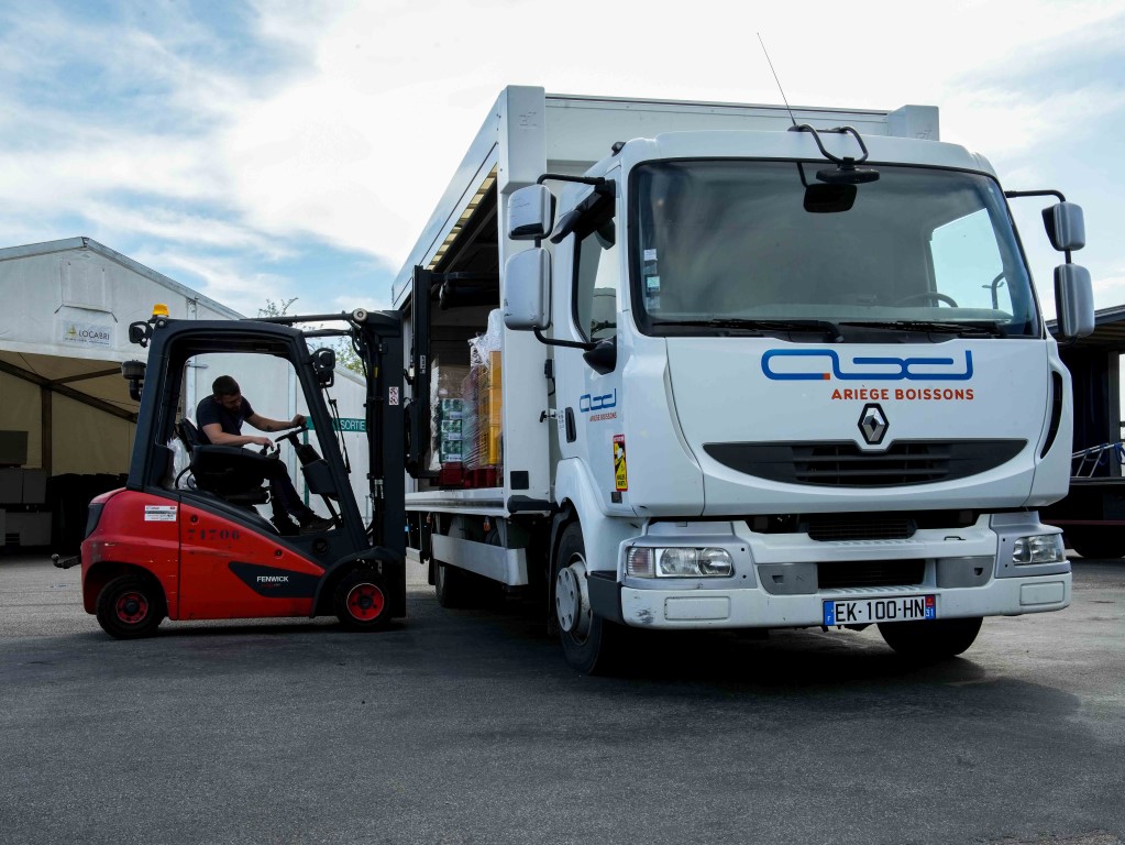 Camion Ariège boissons